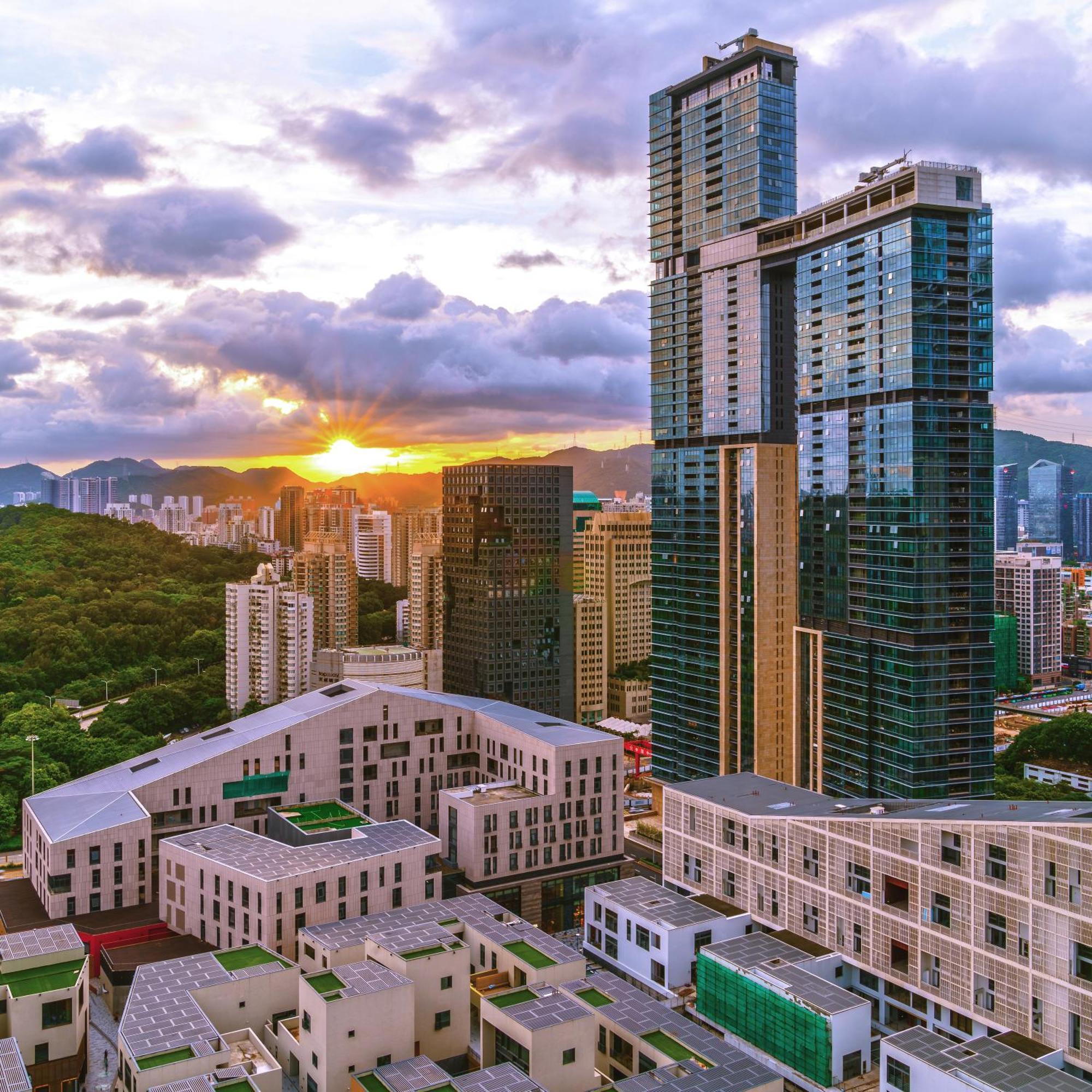 Golden Central Hotel Serviced Residence-Xin Hao E Du Shenzhen Eksteriør billede