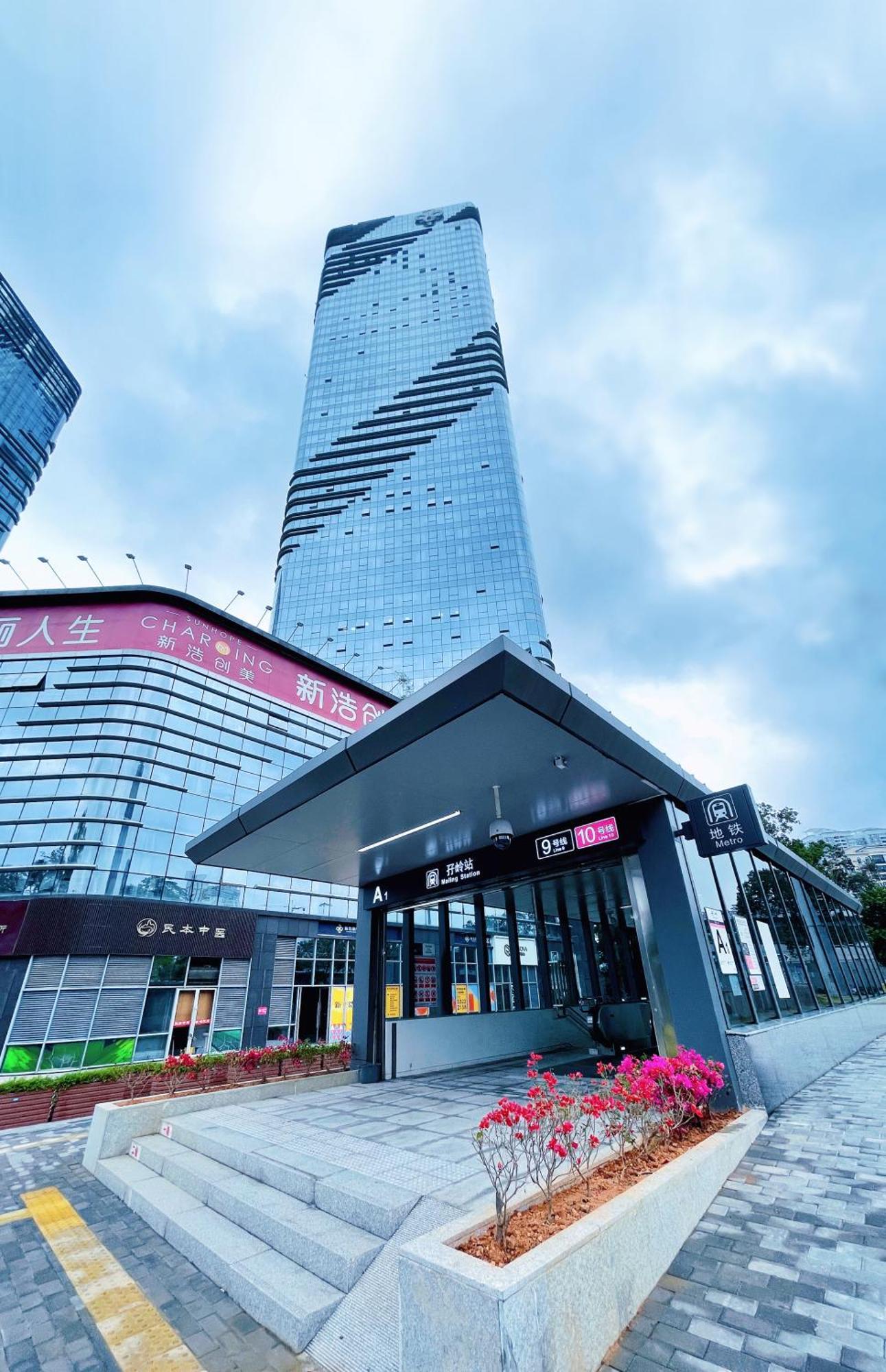 Golden Central Hotel Serviced Residence-Xin Hao E Du Shenzhen Eksteriør billede