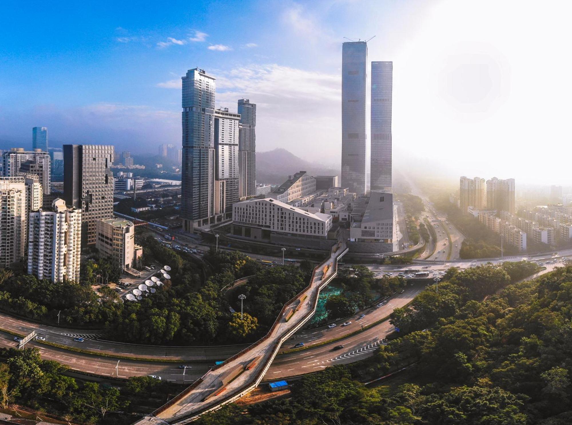 Golden Central Hotel Serviced Residence-Xin Hao E Du Shenzhen Eksteriør billede