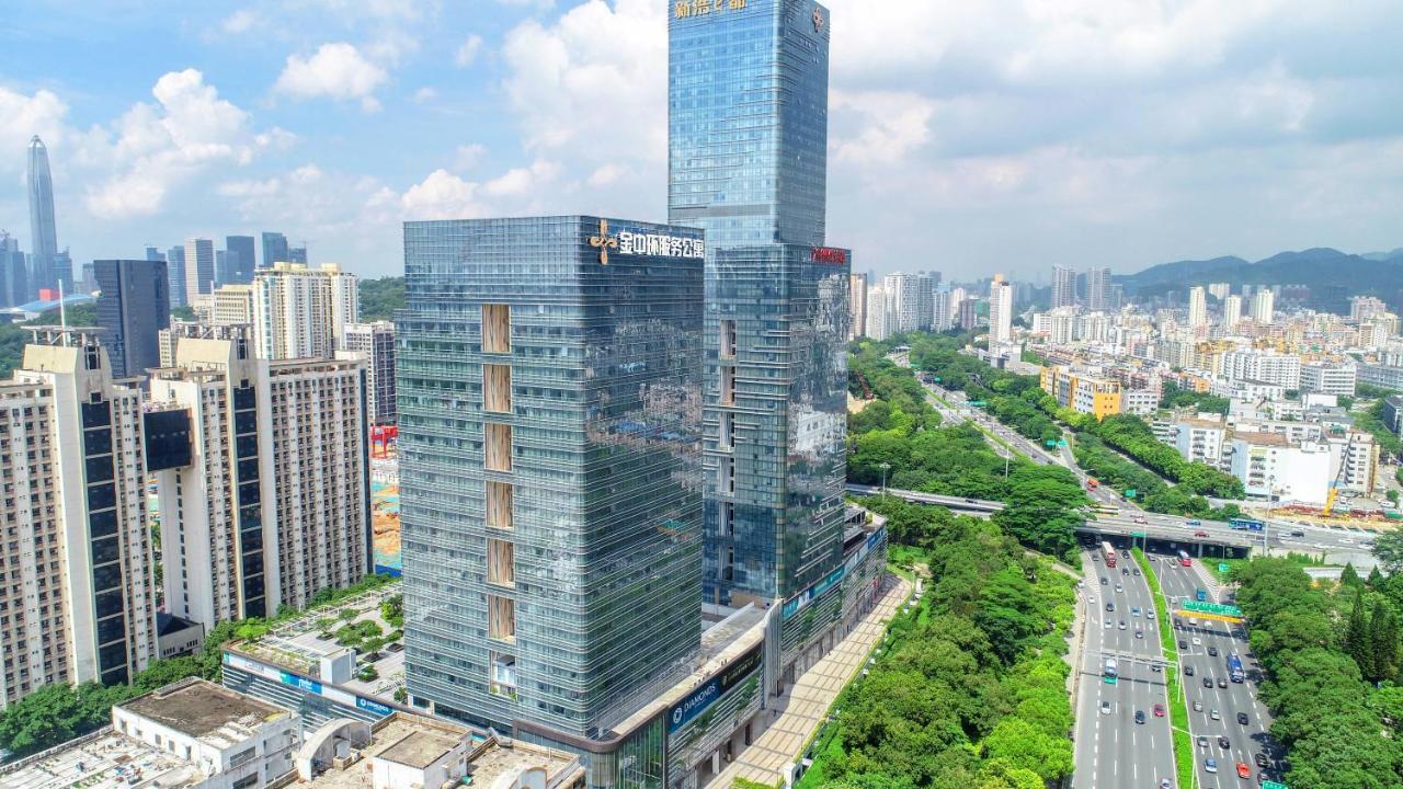 Golden Central Hotel Serviced Residence-Xin Hao E Du Shenzhen Eksteriør billede