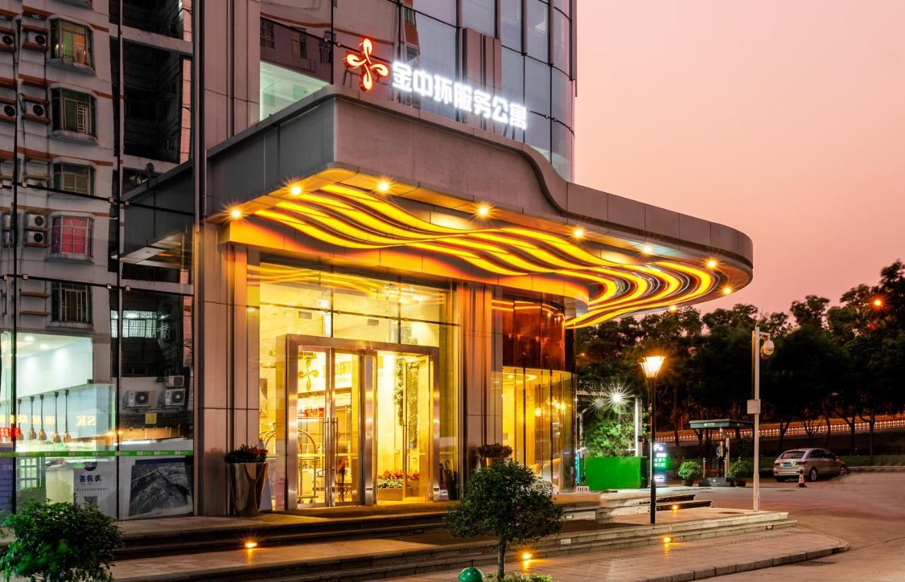 Golden Central Hotel Serviced Residence-Xin Hao E Du Shenzhen Eksteriør billede